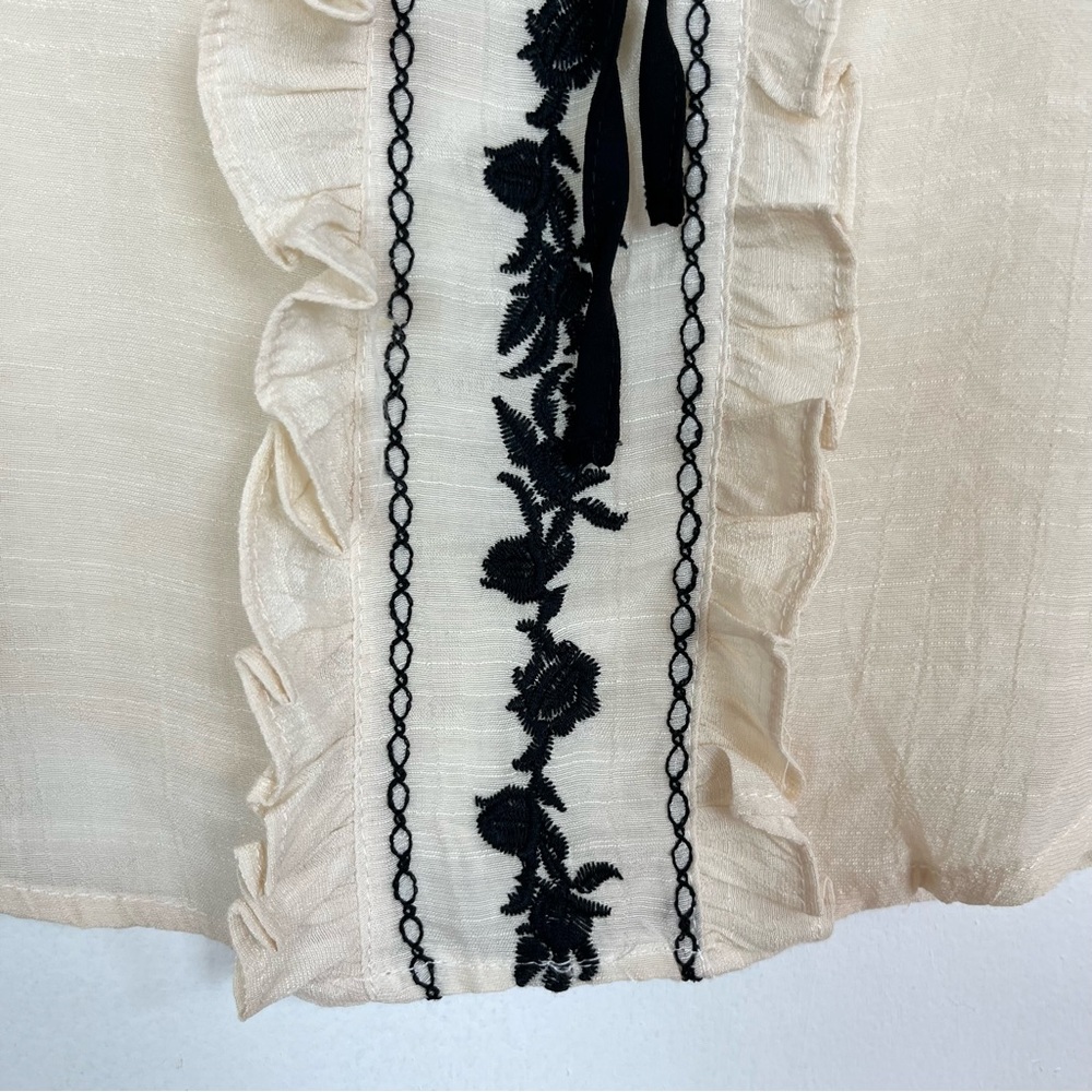Mine Ruffled Embroidered Top - Picture 10 of 16